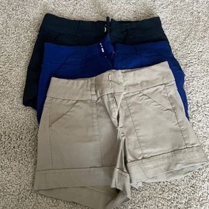 3 pairs of shorts size 1 Stretchy soft